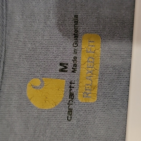 Unisex Carhartt medium relaxed fit long sleeve shirt blue NWOT - Picture 4 of 5